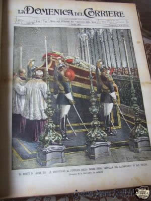 Leone XIII esposto nella cappella del Sacramento